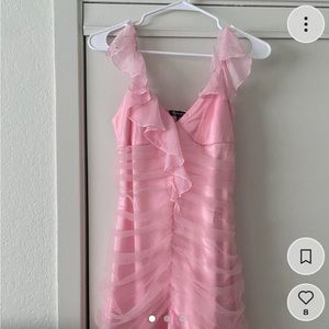 NWT Generation Kiss Pink Ruffle Dolls Kill Dress XL